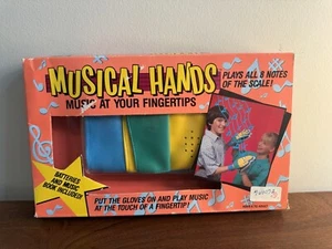 Guantes de piano Hillberg de colección raros nuevos de colección instrumentos musicales tamaño grande - Imagen 1 de 2