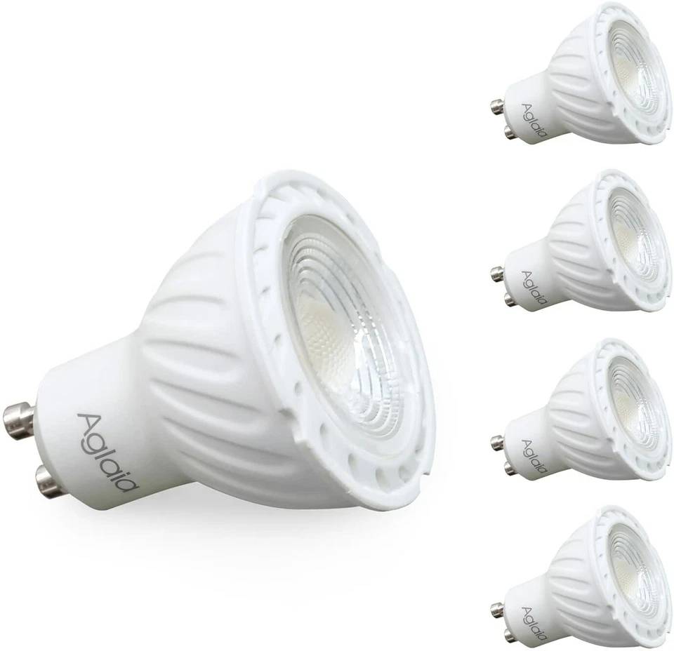 LED GU10 6W Aglaia Birnen Ersatz 42W Halogenlampen, 4er Pack, 3000K Warmweiß - Bild 1 von 4