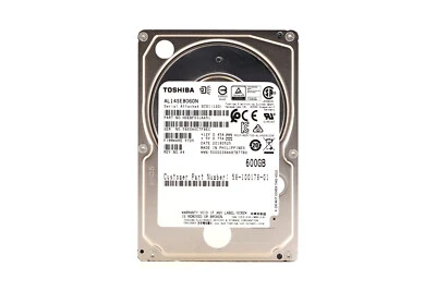 Toshiba AL14SEB060N 600GB 2.5" 12Gb/s 10K RPM SAS Drive P/N: HDEBF03JAA51 Tested - Image 1 of 3