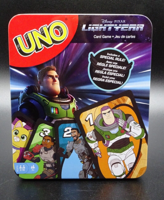 UNO Jogo de cartas Lightyear : : Brinquedos e Jogos