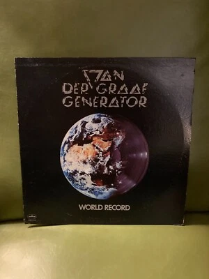 VAN DER GRAAF GENERATOR - World Record - LP vinyl, MERCURY records,  OG Prog, EX - Image 1 of 4