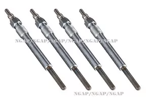 4 x Enchufe Resplandeciente Doble Bobina Se Fit 94-03 Ford 7.3L Super Duty Powerstroke Turbo Diesel - Imagen 1 de 1