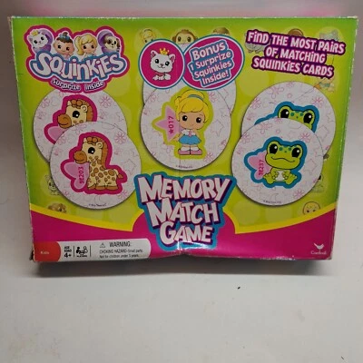 Blip Toys 2010 Squinkies Surprised Inside Memory Match Game by Cardinal - Image 1 of 2