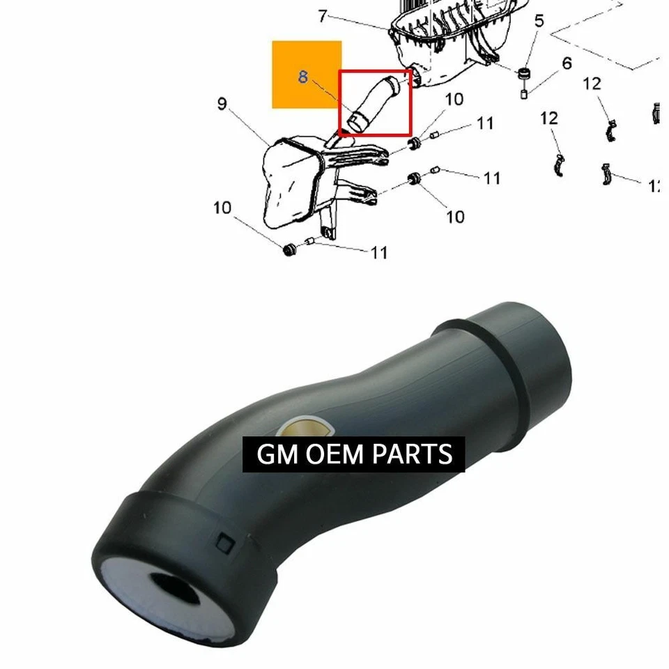 OEM Parts Air Cleaner Duct For GM Chevrolet Spark 2010-2012 - Image 1 of 1