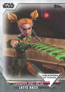2020 Women of Star Wars Weapon of Choice Trading Card #WC-20 Latts Razzi