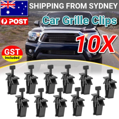 10x Grille Clips For Toyota Hilux 1988-2004 Most Models 90467-12040 9046712040 - image 1 of 4