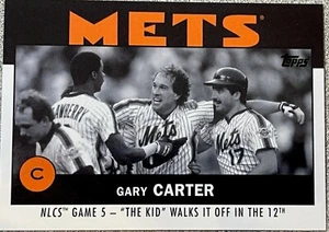 2021 Topps X Once Upon Time in Queens edición de coleccionista #43 Gary Carter - Imagen 1 de 2