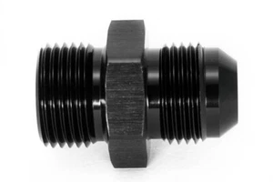 Adaptador roscado G 5/8" BSP a tablero 10 / -10 AN / JIC 10 negro 7/8 - 14UNF - Imagen 1 de 3