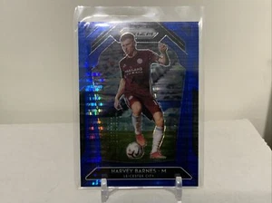 Harvey Barnes Leicester City Panini Prizm Blue Pulsar Premier League 2020-21 - Picture 1 of 2