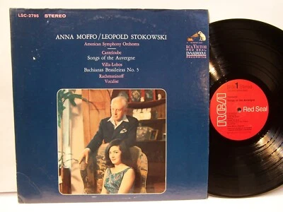 ANNA MOFFO / STOKOWSKI Canteloube, Villa-Lobos, Rachmaninoff 1965 RCA 5S/15S EX! Foto 1 de 2