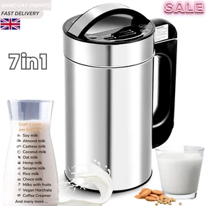 7in1 Soja & Nuss Milchbereiter Maschine Pflanzenmilch Suppen Brei Selbstreinigend - Bild 1 von 6