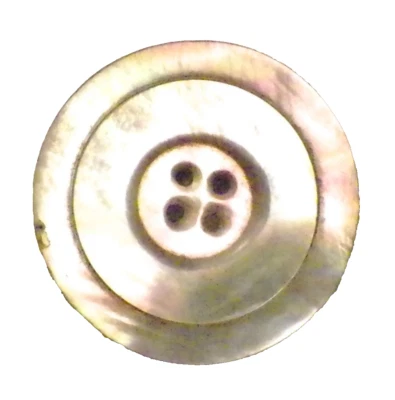 Smokey Mother of Pearl Button Iridescent Coat Jacket Large Vintage #29 A Beauty - Image 1 of 3