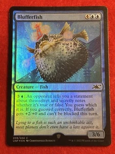 Blufferfish Unfinity 039/244 Foil MTG - Picture 1 of 10