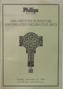Phillips 20th Century Furniture and Related Decorative Arts; Nov. 24, 1986 - Foto 1 di 5