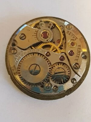Beautiful Vintage Vertex Revue Ladies Watch Movement And Face  - Image 1 of 4