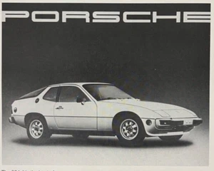 1978 Porsche 924 B&W Oldtimer Printanzeige rahmen- und ausstellungsfertig - Bild 1 von 2