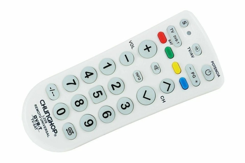 Telecomando Universale Chunghop L208 Tv Dvb T Sat Multi Controllo linq - Immagine 1 di 1