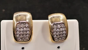 Pair Of Clip-On Gold Earrings - REF11957JB - Picture 1 of 3