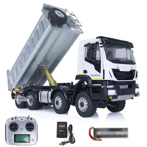1/14 LESU Hydraulic RC Dumper Trucks for RTR 8X8 Dump Vehicle I6S Radio Control - Bild 1 von 23