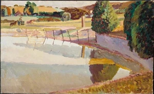 Duncan Grant : Landscape, Sussex : 1920 : Archival Quality Art Print - Picture 1 of 1