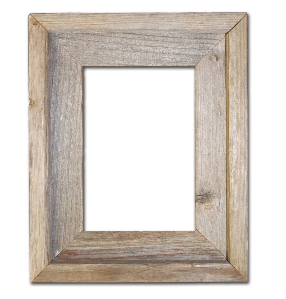5x7-2" Wide Signature Reclaimed Rustic Barn Wood Open Frame (No Glass or Back) - Image 1 of 1