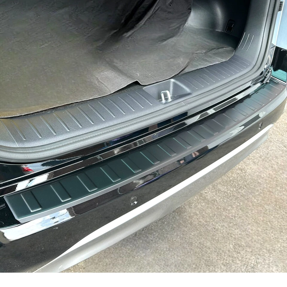 Protector de borde de carga adecuado para Volvo XC60 II 2ª generación a partir del año 2017 - acero inoxidable negro - Imagen 1 de 4