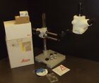 Leica S6D Trinocular microscope w/ light source and stand, 30x eyepieces
