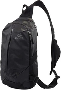 Borsa a tracolla uomo GREGORY schizzo 8 nylon ossidiana nero 8L design imbracatura nuova - Foto 1 di 7