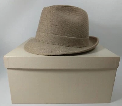 Vintage Dobbs 5th Avenue NY Fedora Fabulous Fabrics 13-3433-19 Size 7 1/8  - Image 1 of 4