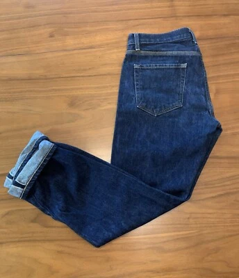 Baldwin The Henley 修身腿镂空牛仔裤男式 32x31 美国日本编织阅读 — 第 1/4 张图片