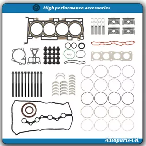 New Engine Rebuild Pistons Gasket Overhaul Kit For HYUNDAI KIA 2011-20 G4KJ 2.4L - Foto 1 di 22