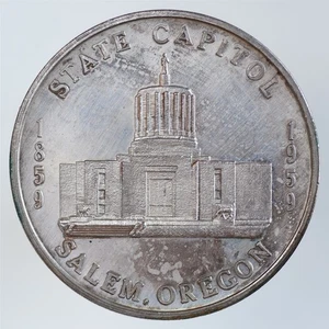 Ficha HK-561 1959 del Centenario de Oregón - Capitolio del Estado, 100 aniversario de Salem - Imagen 1 de 2
