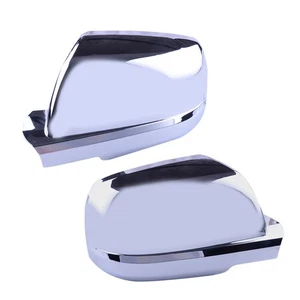 Auto Chrom Spiegelabdeckung Overlay Montage für Toyota Tundra Sequoia 2007-2020 - Picture 1 of 5