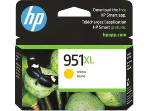HP 951XL High Yield Yellow Original Ink Cartridge, ~1,500 pages, CN048AN#140 - Picture 1 of 9