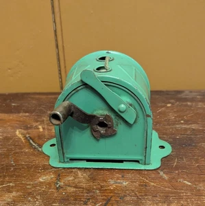 VTG Retro Wall Mounted Metal Double Clothesline Reel w Hand Crank Clothes Indoor - Picture 1 of 8