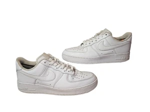 Nike Air Force 1 '07 weiß weiß Turnschuhe Schuhe CW2288-111 Herren Größe 9 - Bild 1 von 9