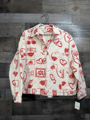 Chaqueta vaquera Free People We The Free Opal Swing Candy Heart para mujer talla XS Foto 1 de 4