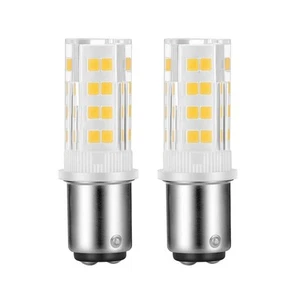 2-Pack Sewing Machine Light Bulb Double Contact Warm White 2700-3000K 15T7DC ... - Picture 1 of 7