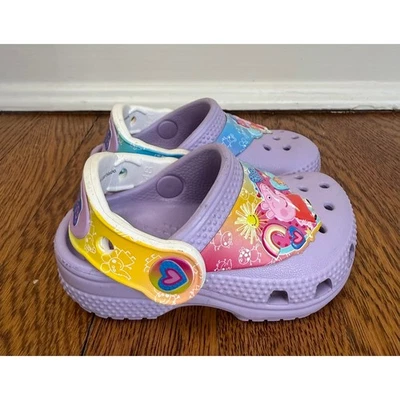 Zuecos Crocs Peppa Pig para niñas talla 4 niño pequeño Foto 1 de 4