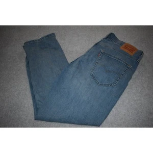 Levis 541 Jeans Mens Size 36 x 30 Stretch Straight Fit Blue Cotton Blend Denim - Picture 1 of 8