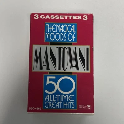 Mantovani Orchestra - Magical Moods of Mantovani (1992 3-Cassette Box Set) - Image 1 of 4