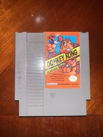 Donkey Kong Classics NES &ndash; Authentic Nintendo Cartridge &ndash; Tested & Working