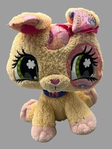 Littlest Pet Shop Lovely BFF BUNNY Plush LPS Yellow 9" ~ Great condition ~ 👀😲 - Picture 1 of 10