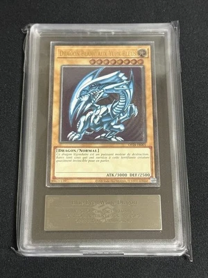 ARS 9 Blue Eyes White Dragon OP28-FR001 Ultimate Rare Yu-Gi-Oh French Mint - Image 1 of 4