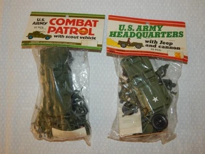 Juegos de colección de vehículos militares y hombres de patrulla de combate y cuartel general del ejército de los Estados Unidos - Imagen 1 de 8