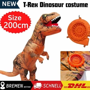 Aufblaskostüm T-REX Kostüm Karneval Dinosaurier für Erwachsene Kinder Aufblasbar - Bild 1 von 15