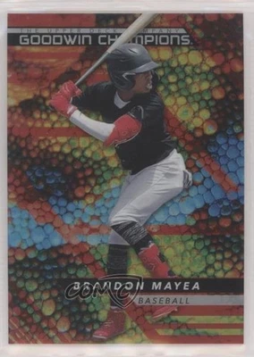 2022 Upper Deck Goodwin Champions Platinum Chameleon 42/49 Brandon Mayea #P24 - Image 1 of 3