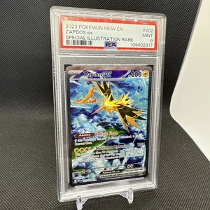 2023 POKEMON MEW EN-151 SPECIAL ILLUSTRATION RARE #202 ZAPDOS EX PSA 9 - Picture 1 of 2