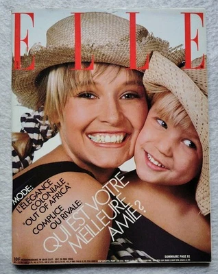 French Magazine Elle May.1986 Estelle Lefebure By Bill King  - Immagine 1 di 4