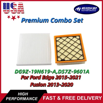 Premium Engine Air Filter+Cabin Filter for Ford Edge 2015-2021 Fusion 2013-2020~ - Image 1 of 4